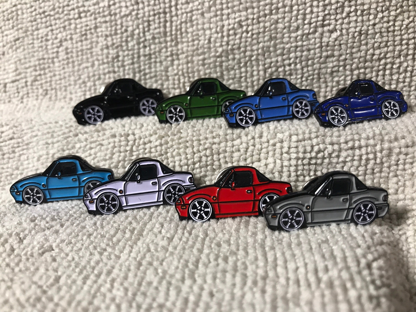 Enamel Auto Pins NA BLACK Miata MX5 Roadster Pin