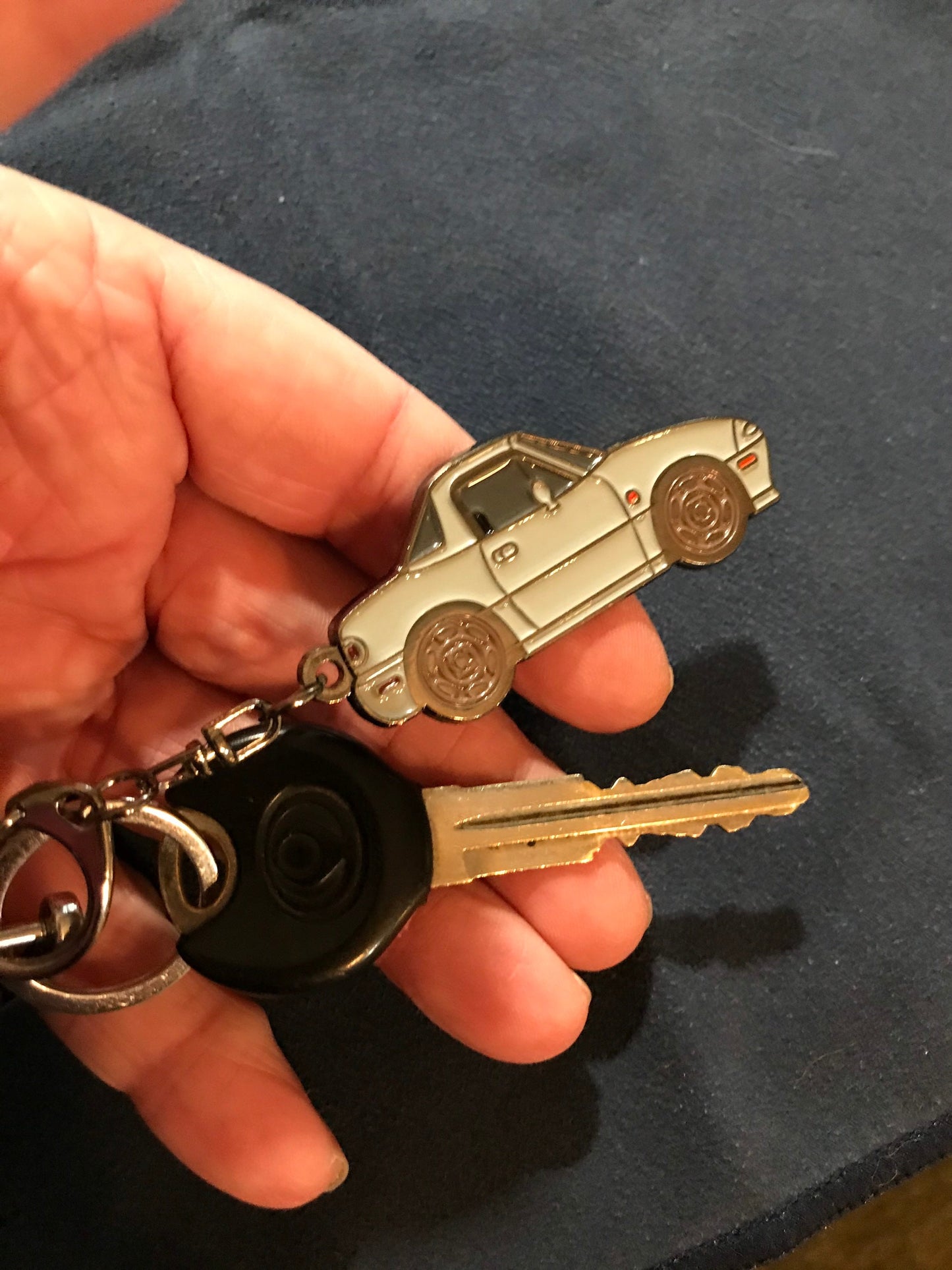 Miata Enamel Keychain SILVER #KeyChains Key Rings NEW #Miata #MX5 SILVER NA