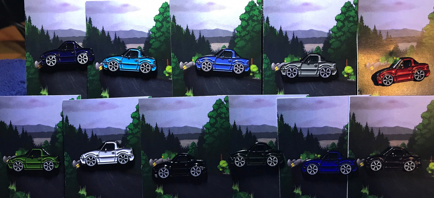 NA BRG British Racing Green #Enamel Auto #LapelPins - #Miata #MX5 #Roadster NA