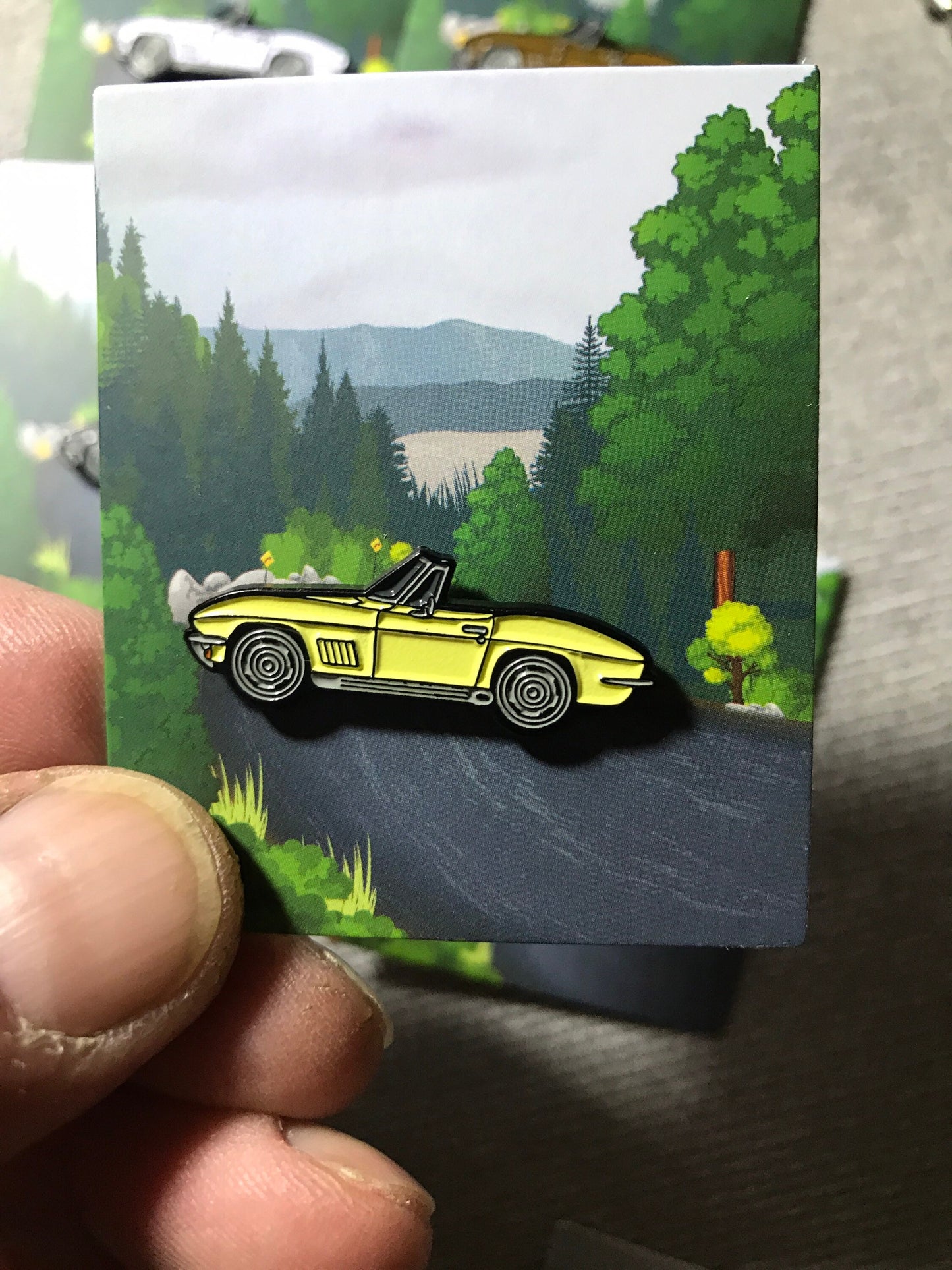 C2 #Corvette #Stingray #convertible Baked #Enamel #pinbadge #carpins 7 colors
