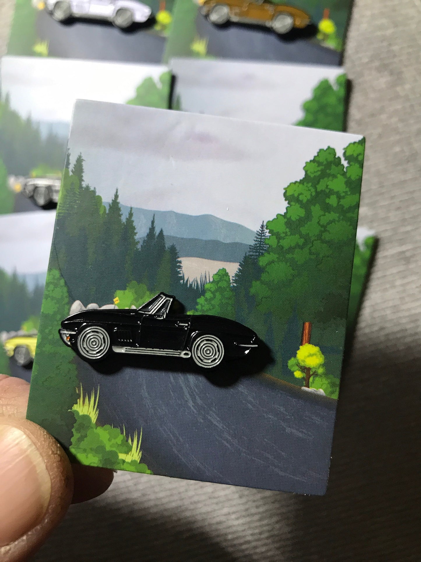 C2 #Corvette #Stingray #convertible Baked #Enamel #pinbadge #carpins 7 colors