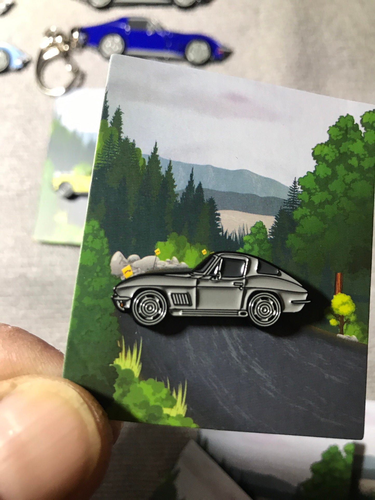 C2 #Corvette #Stingray #coupe Baked #Enamel #pinbadge #carpins 7 colors