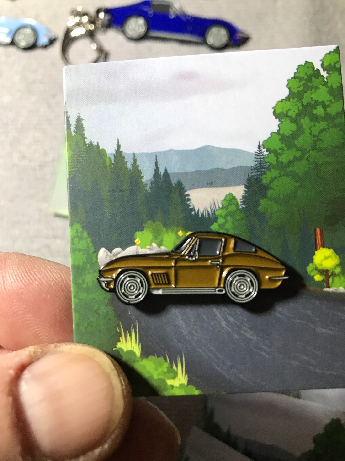 C2 #Corvette #Stingray #coupe Baked #Enamel #pinbadge #carpins 7 colors