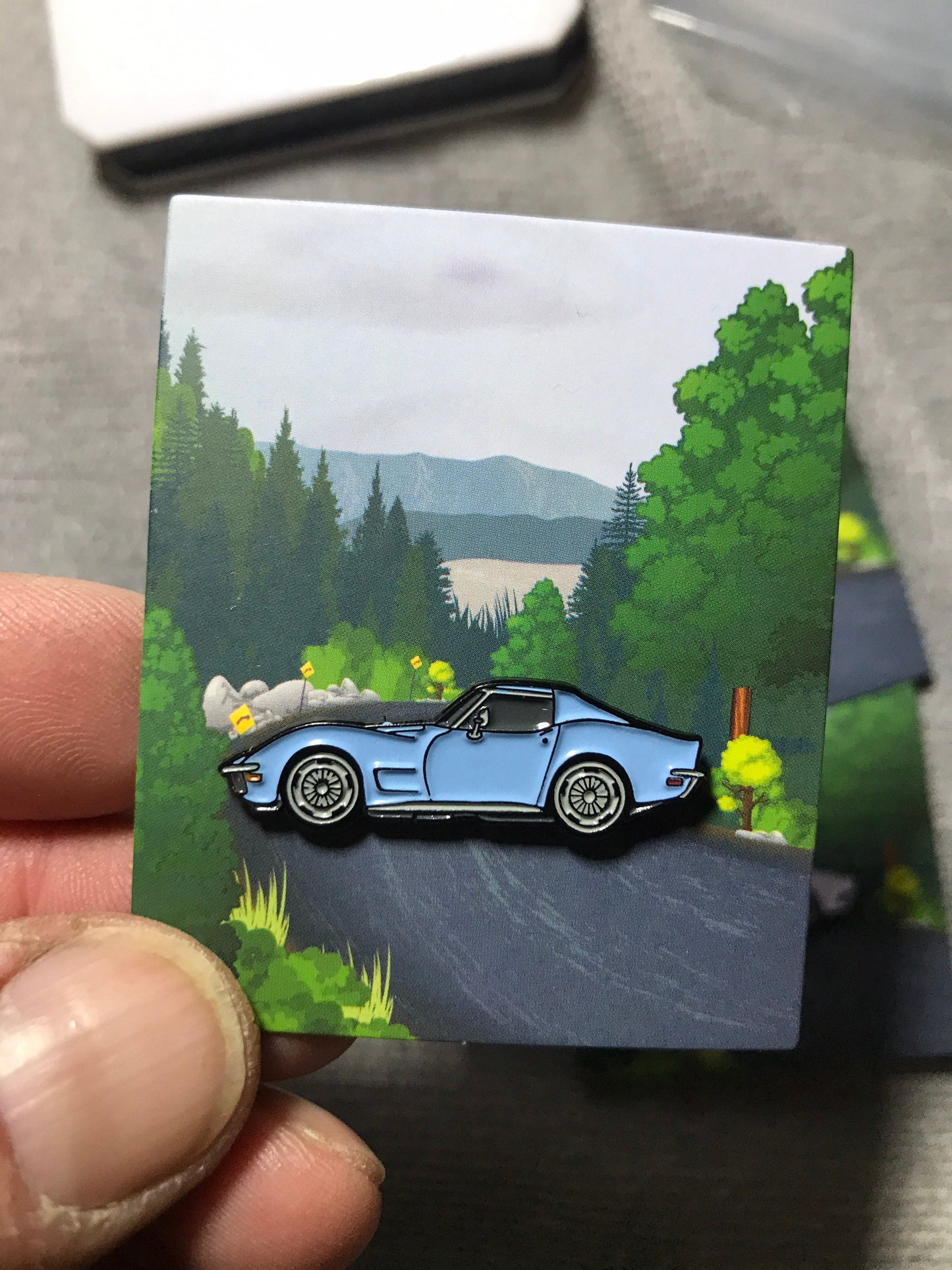 C3 #Corvette #Stingray #coupe Baked #Enamel #pinbadge #carpins 7 colors