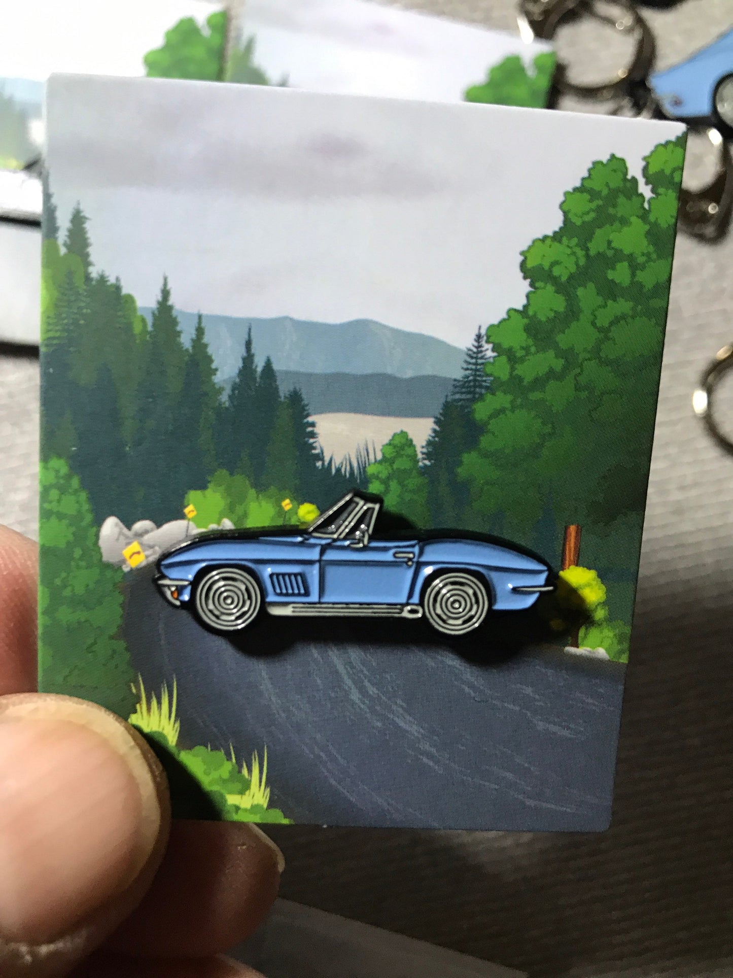 C2 #Corvette #Stingray #convertible Baked #Enamel #pinbadge #carpins 7 colors