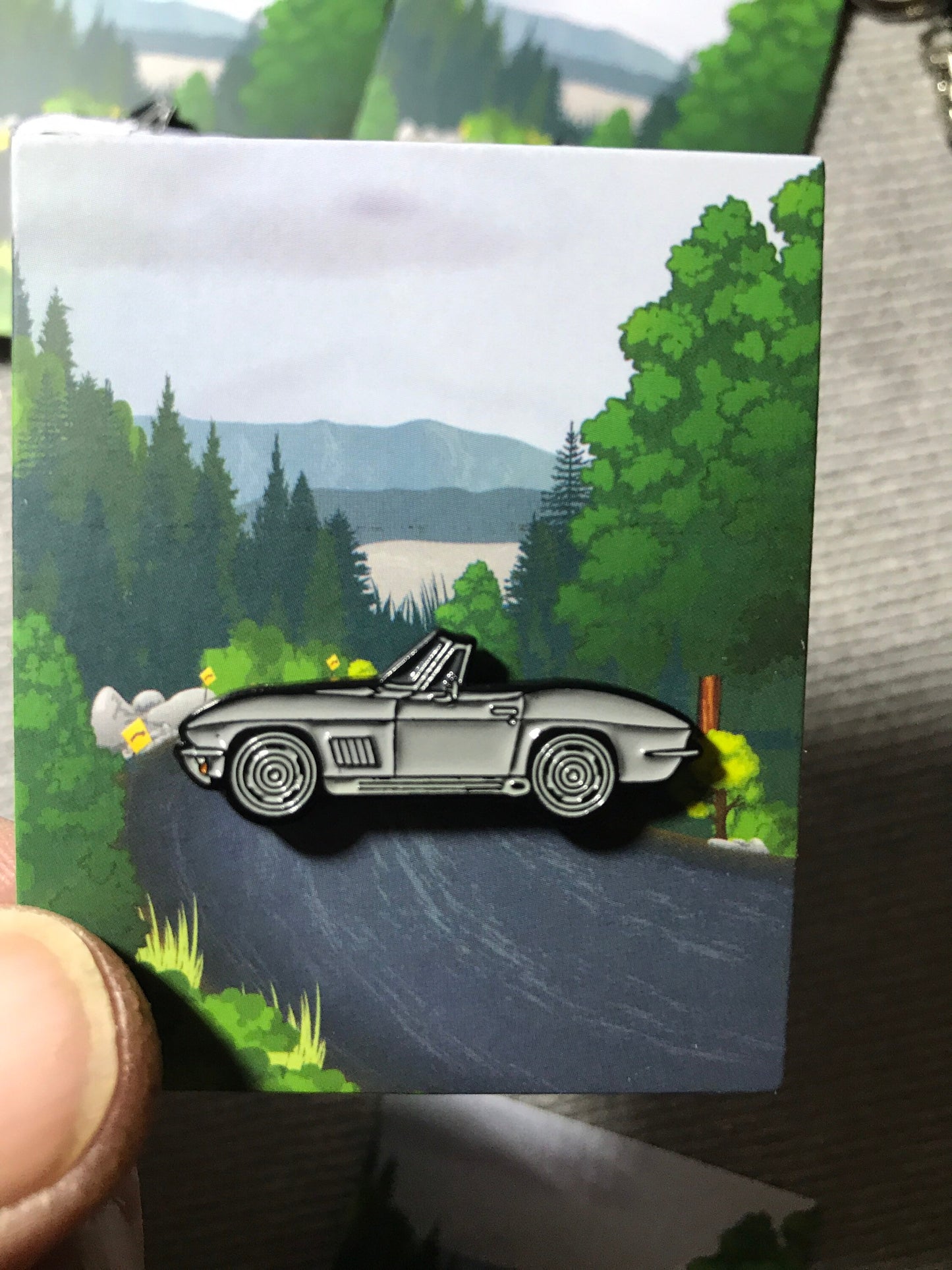 C2 #Corvette #Stingray #convertible Baked #Enamel #pinbadge #carpins 7 colors