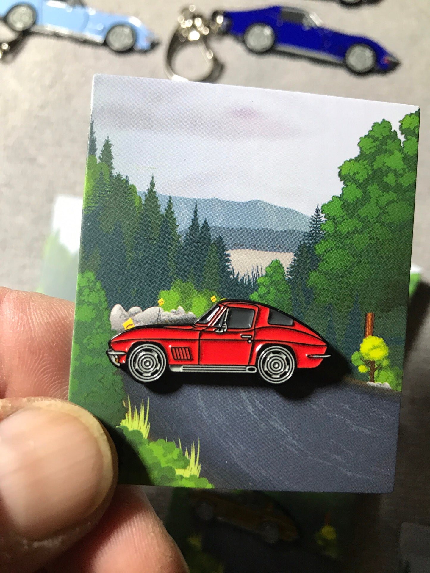 C2 #Corvette #Stingray #coupe Baked #Enamel #pinbadge #carpins 7 colors