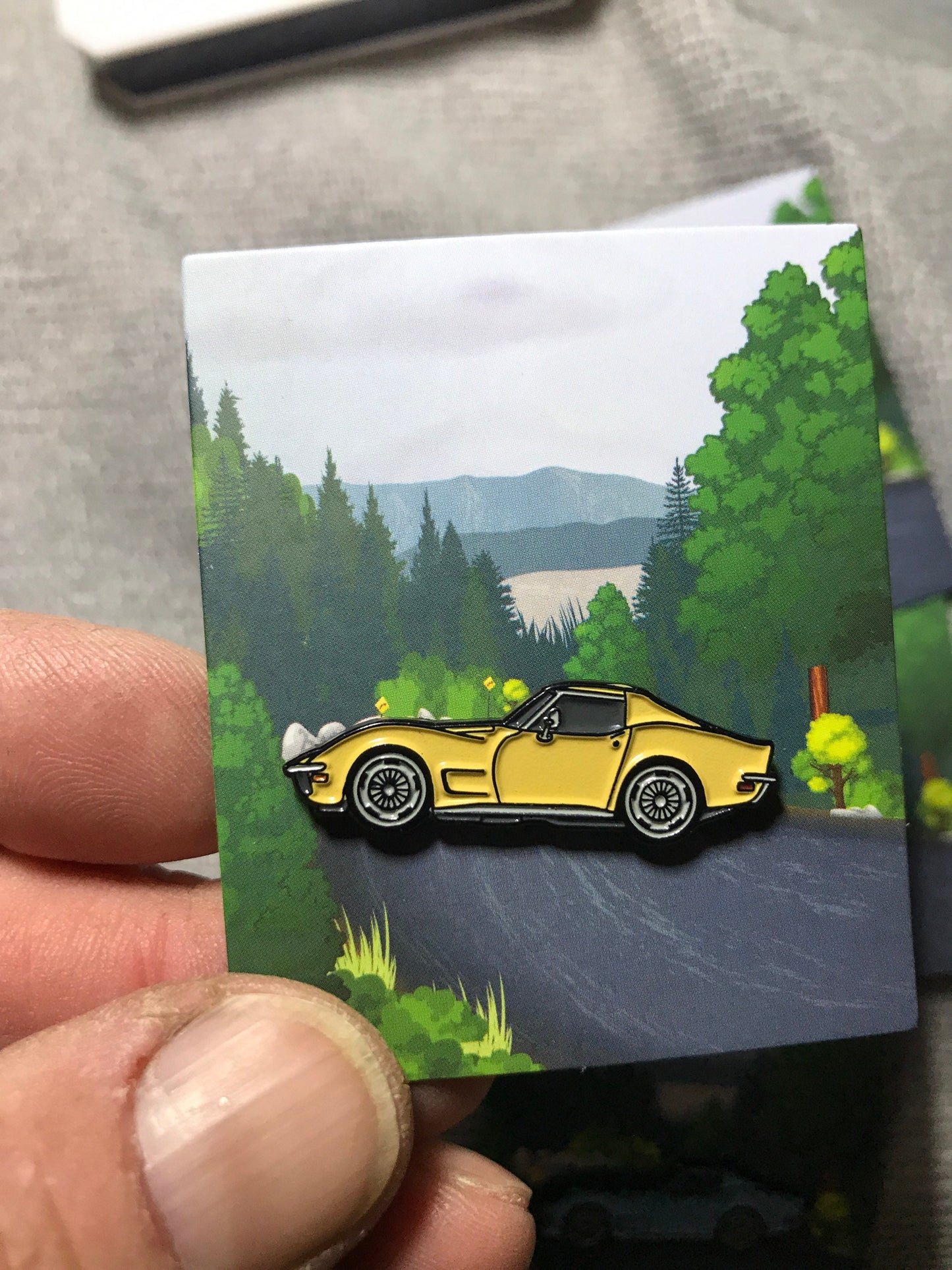C3 #Corvette #Stingray #coupe Baked #Enamel #pinbadge #carpins 7 colors