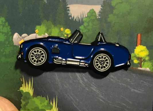AC Shelby Cobra Enamel Auto Lapel Pin Badge available in 5 colors BLUE