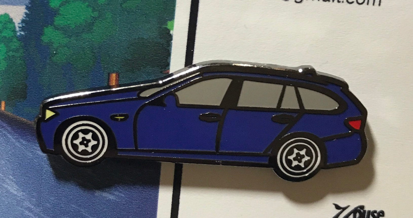 BMW Lapel Pin BLUE 3 Series Touring E36 E91 Auto Pin
