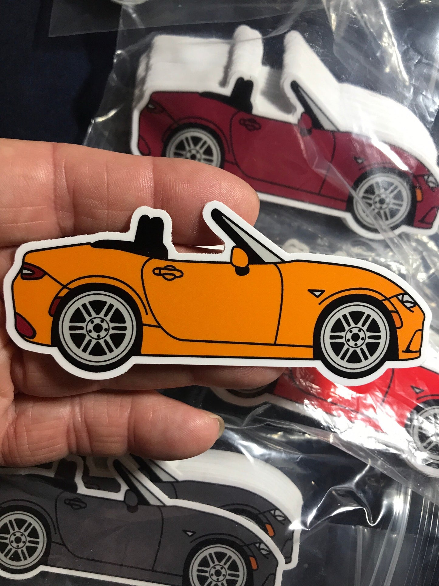 Mazda Miata STICKER ND Mk4 Roadster Convertible available in 5 colors