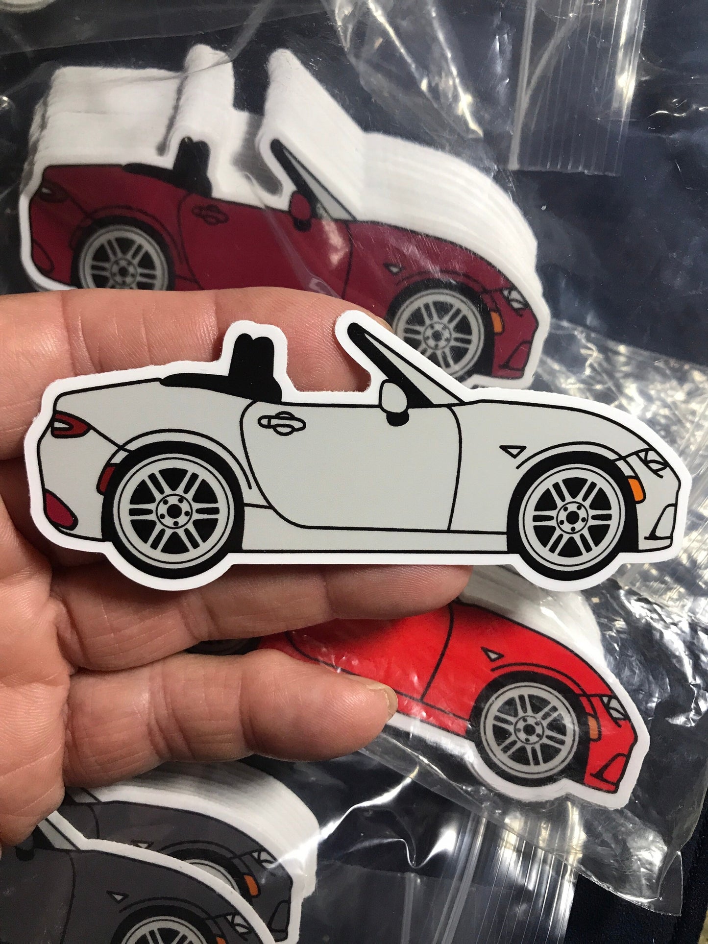 Mazda Miata STICKER ND Mk4 Roadster Convertible available in 5 colors