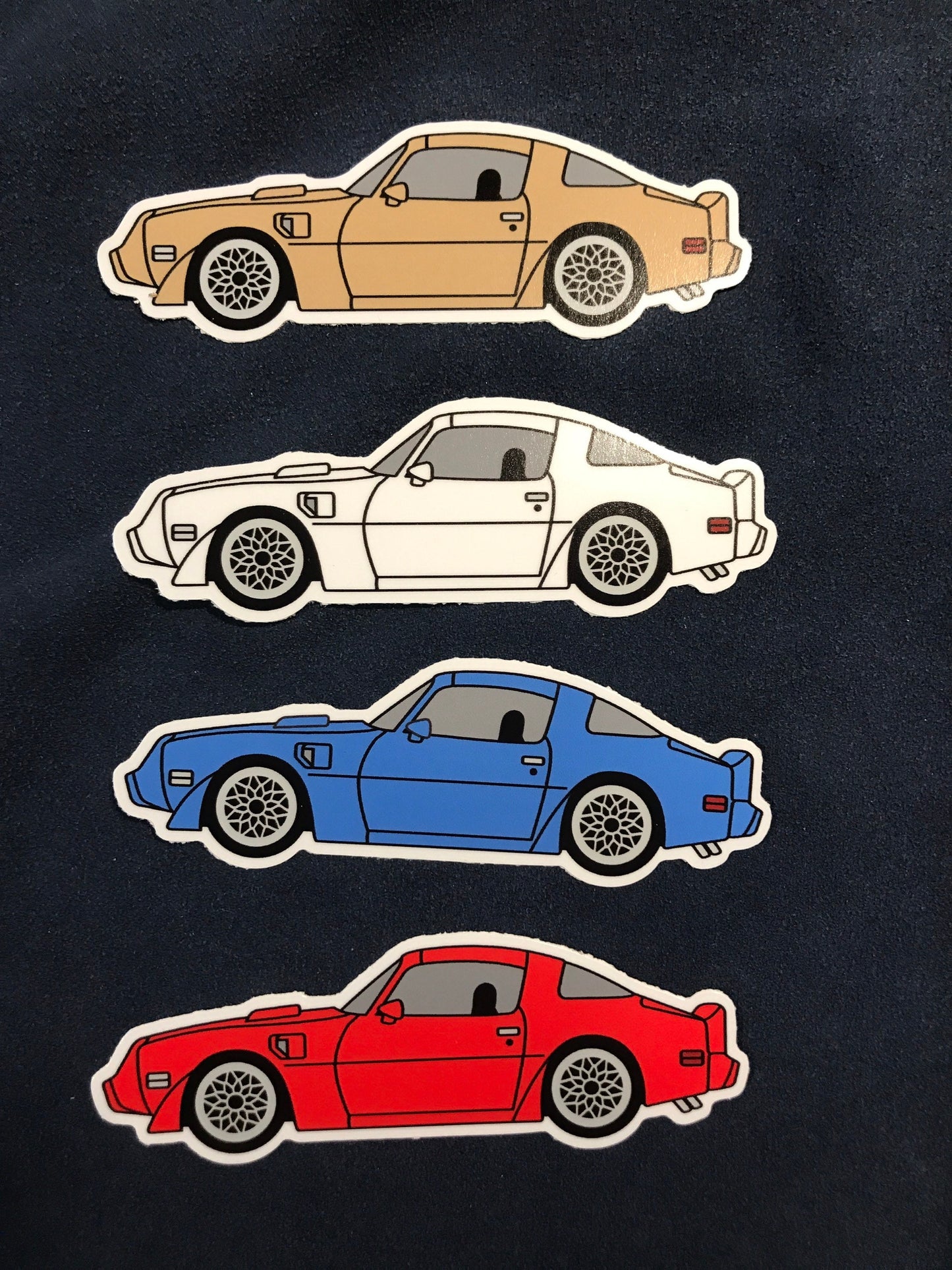 70’s Pontiac Firebird Trans Am STICKERS 4 colors available