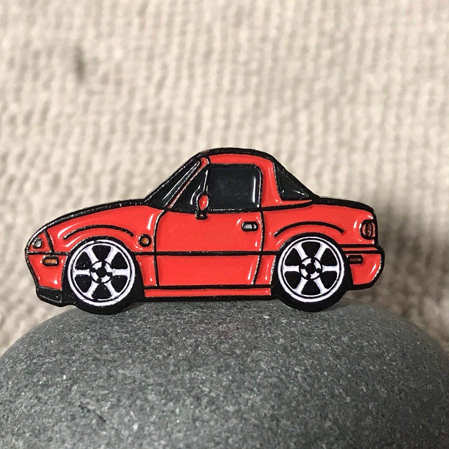 Enamel Auto Pins - NA RED Miata MX5 Roadster Lapel Pin