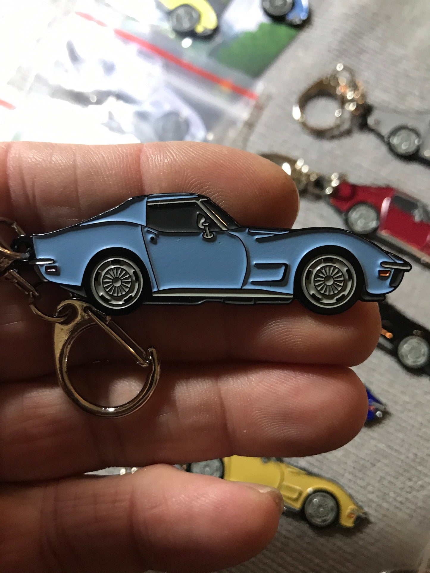 C3 #Corvette Enamel Keychains 7 colors #Stingray #Coupe hardtop