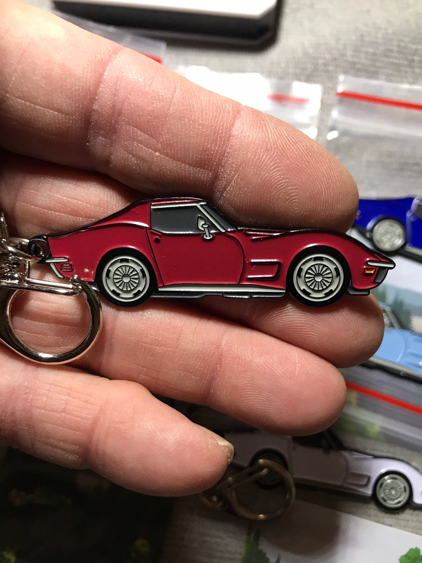 C3 #Corvette Enamel Keychains 7 colors #Stingray #Coupe hardtop