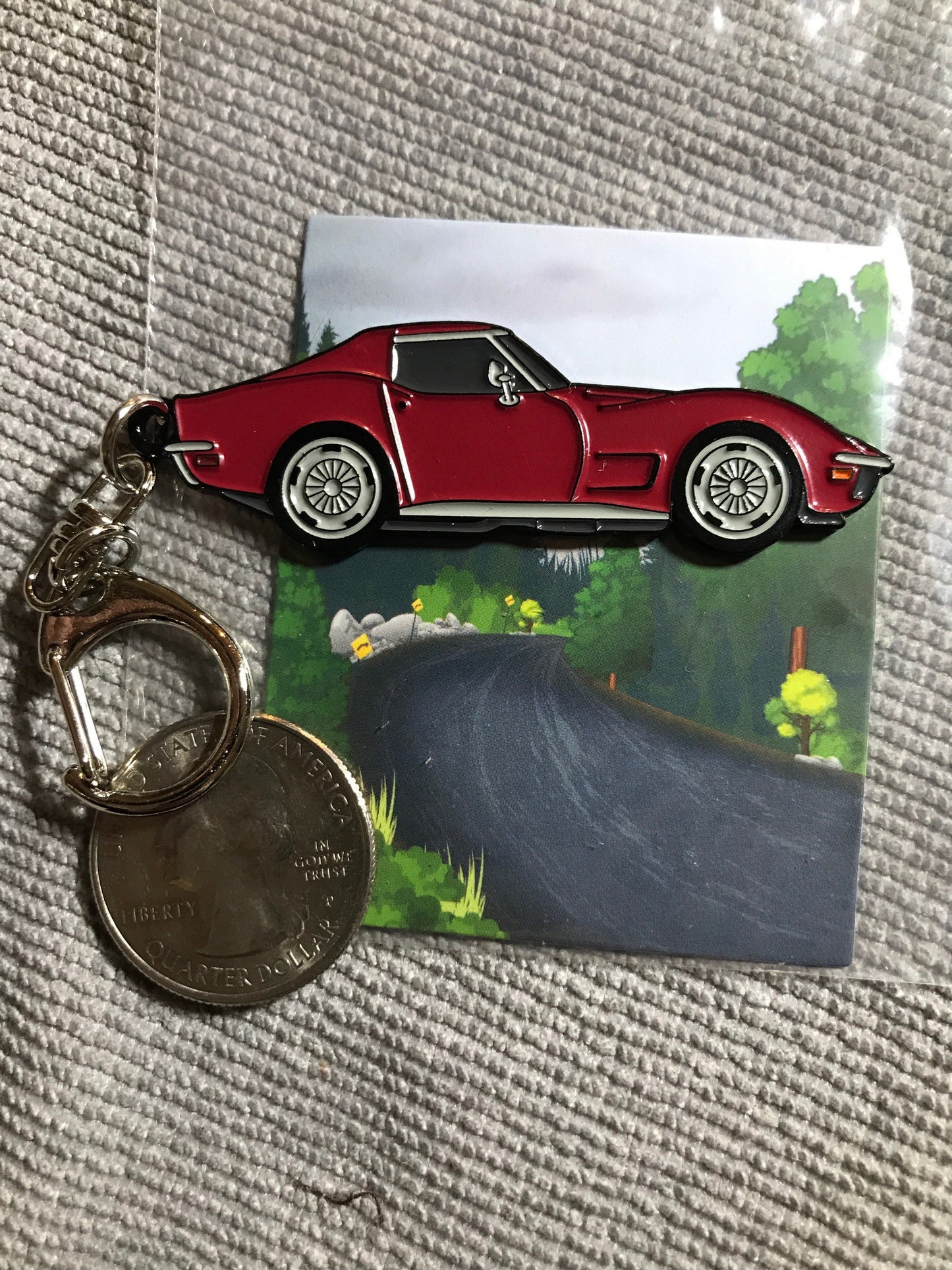 C3 #Corvette Enamel Keychains 7 colors #Stingray #Coupe hardtop