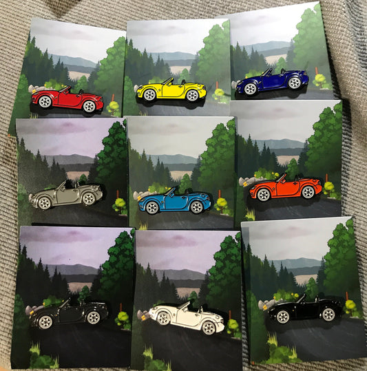 NC #Mazda #Miata #MX5 Enamel #AutoPin Lapel Pins 9 COLORS