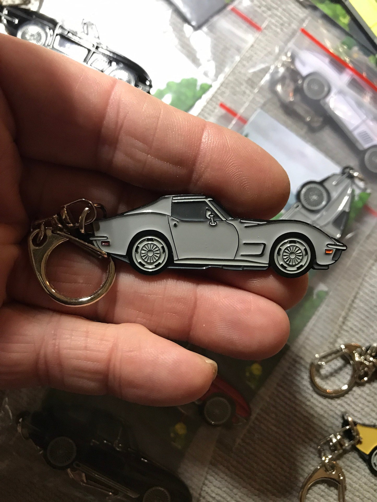 C3 #Corvette Enamel Keychains 7 colors #Stingray #Coupe hardtop