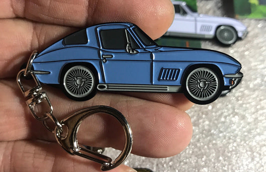 C2 #Corvette Baked Enamel Keychains BLUE #coupe #Stingray