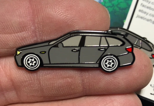 BMW Lapel Pin GREY 3 Series Touring E36 E91 Auto Pin