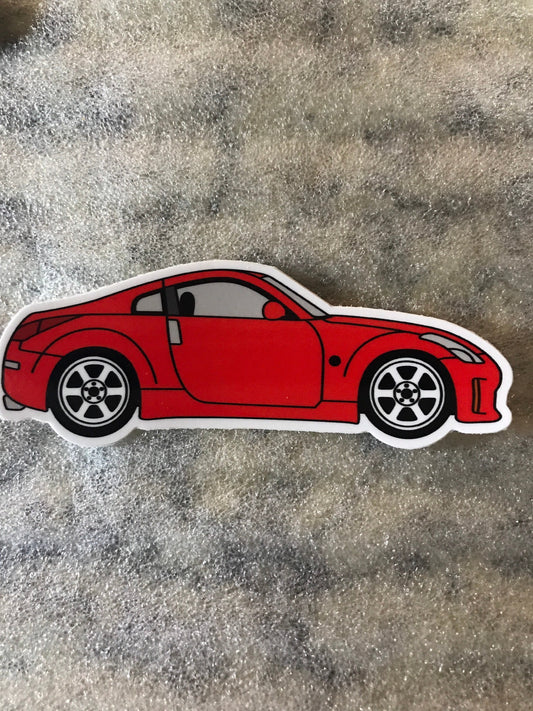 Nissan 350Z STICKERS available in 5 colors