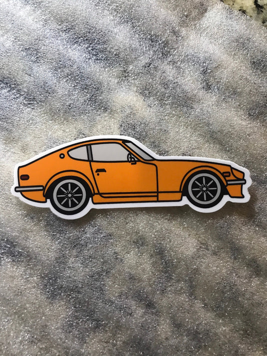 Nissan Datsun 240Z STICKERS,  car decal, sports car, available in 4 colors