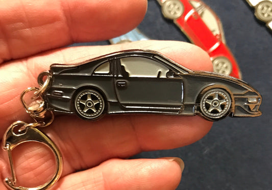 NIssan Datsun 300ZX Z32 Enamel on metal Keychains 8 Colors Available