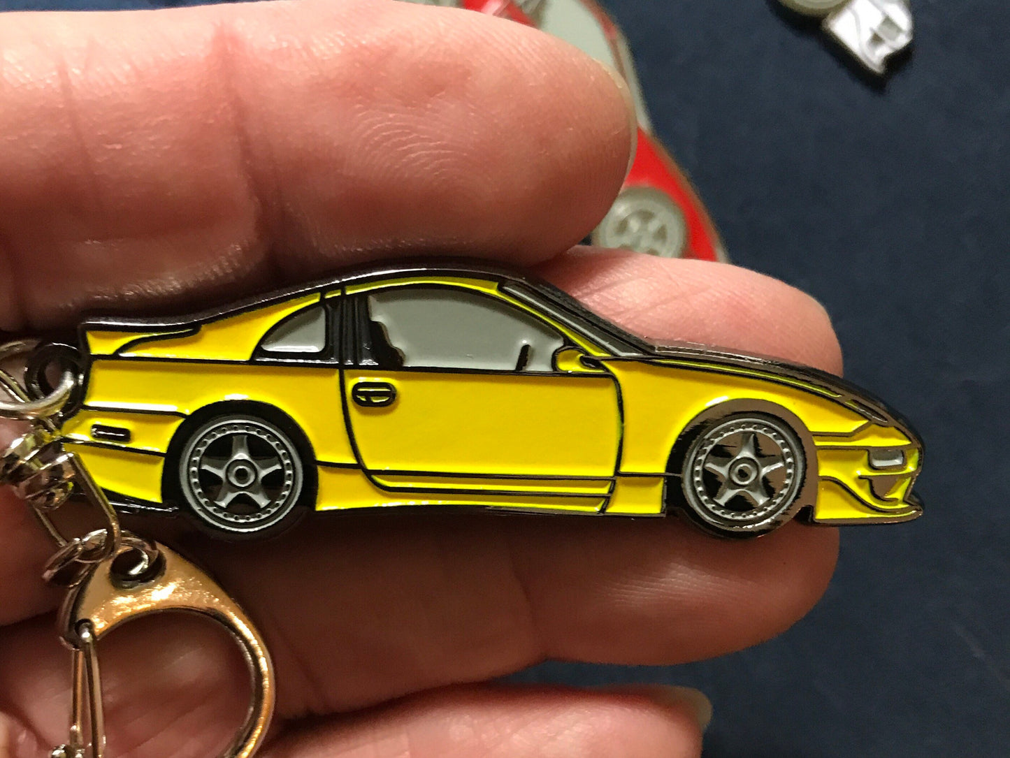 NIssan Datsun 300ZX Z32 Enamel on metal Keychains 8 Colors Available