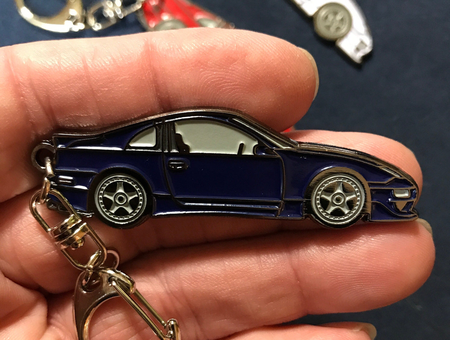 NIssan Datsun 300ZX Z32 Enamel on metal Keychains 8 Colors Available