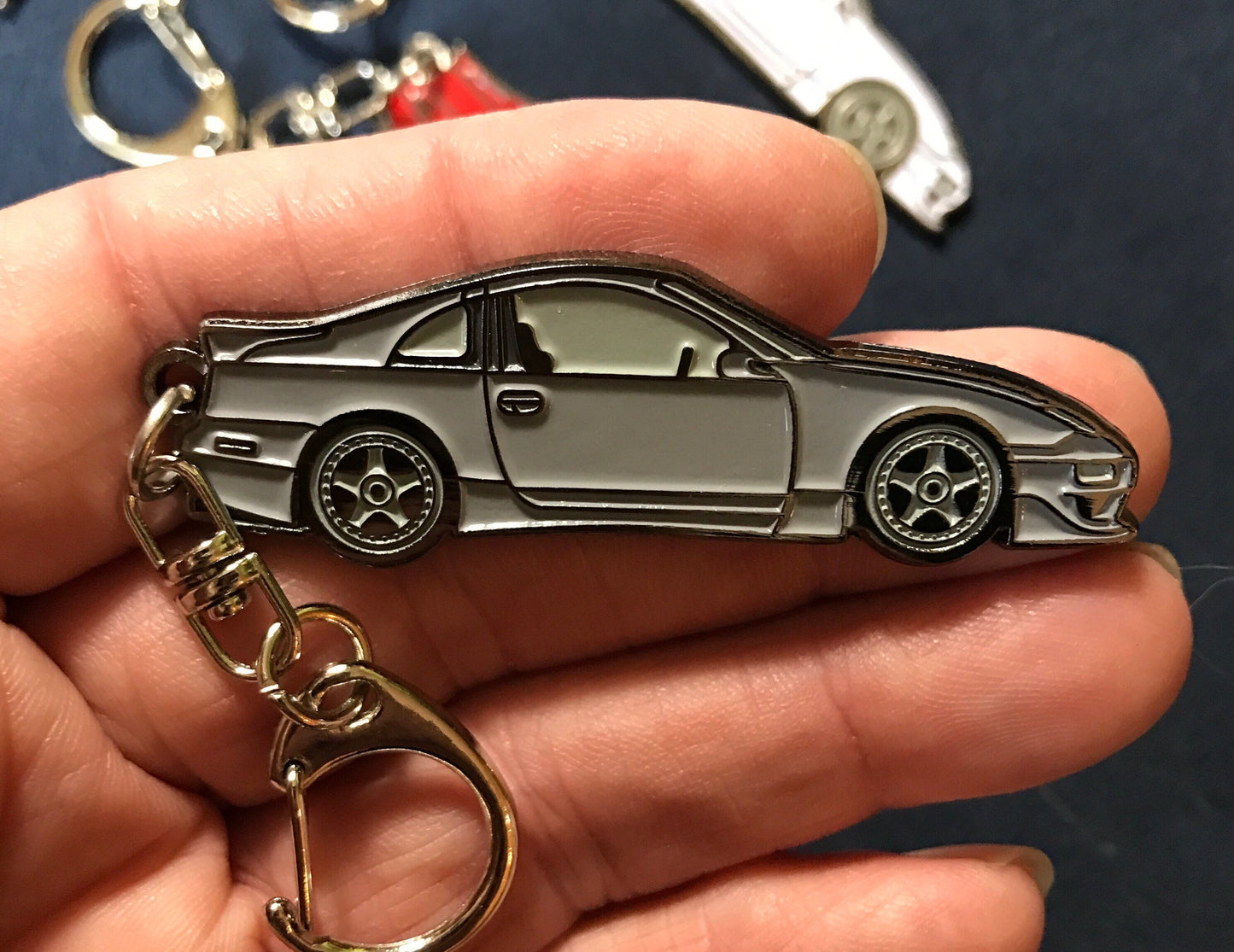 NIssan Datsun 300ZX Z32 Enamel on metal Keychains 8 Colors Available