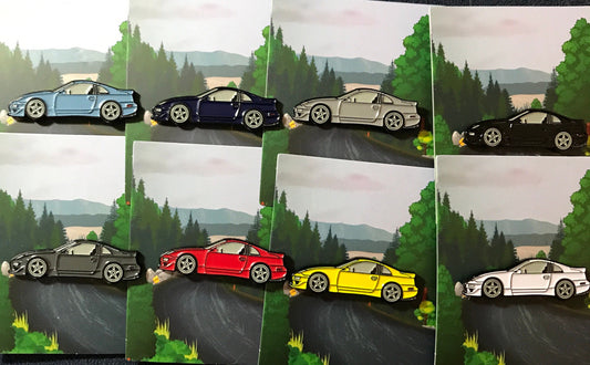 NIssan Datsun 300ZX Z32 Enamel on metal PINS 8 Colors Available