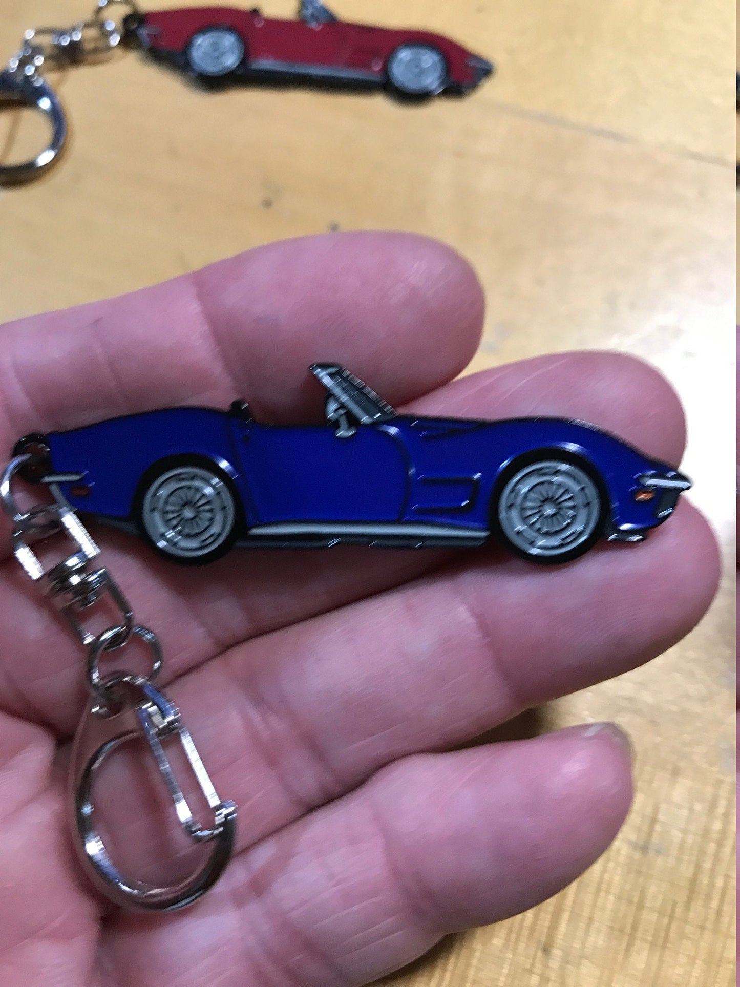 C3 #Corvette Baked Enamel Keychains #Stingray #convertible 7 Colors