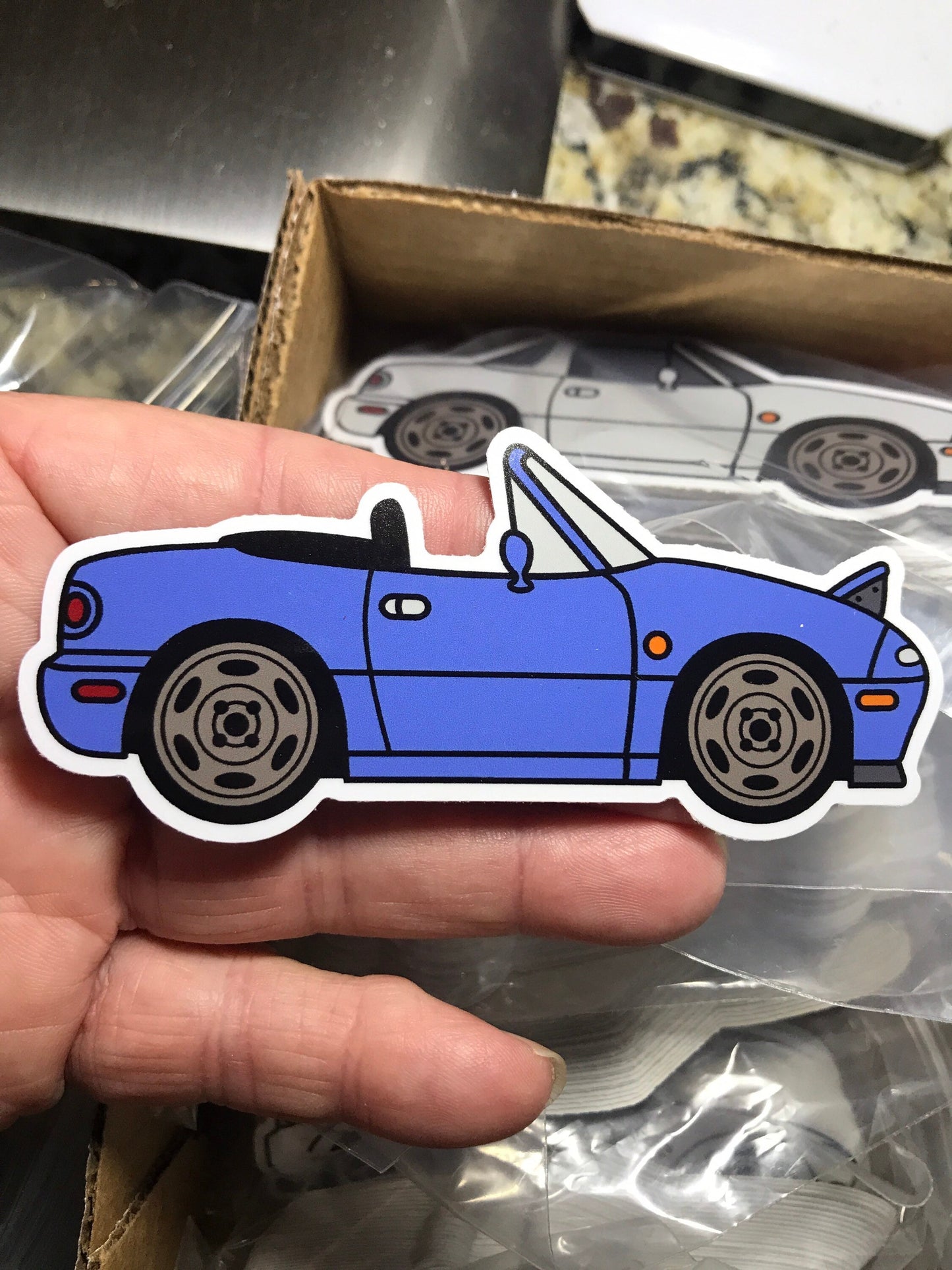 Mazda Miata STICKER NA Mk1 Convertible available in 4 colors