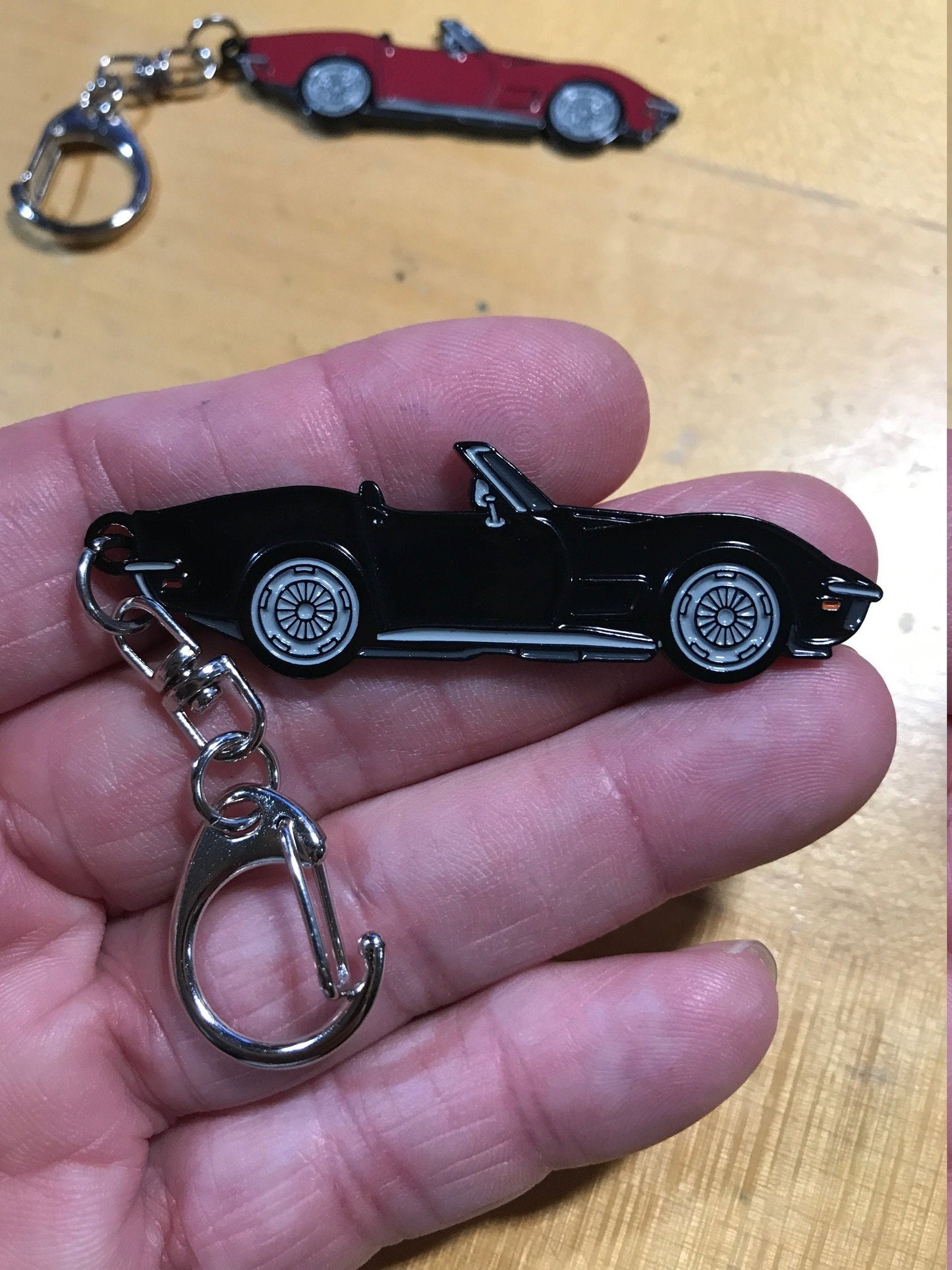 C3 #Corvette Baked Enamel Keychains #Stingray #convertible 7 Colors