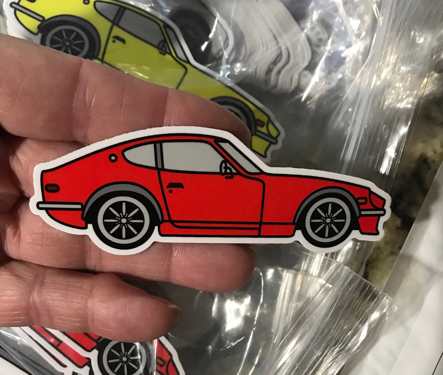 Nissan Datsun 240Z STICKERS,  car decal, sports car, available in 4 colors