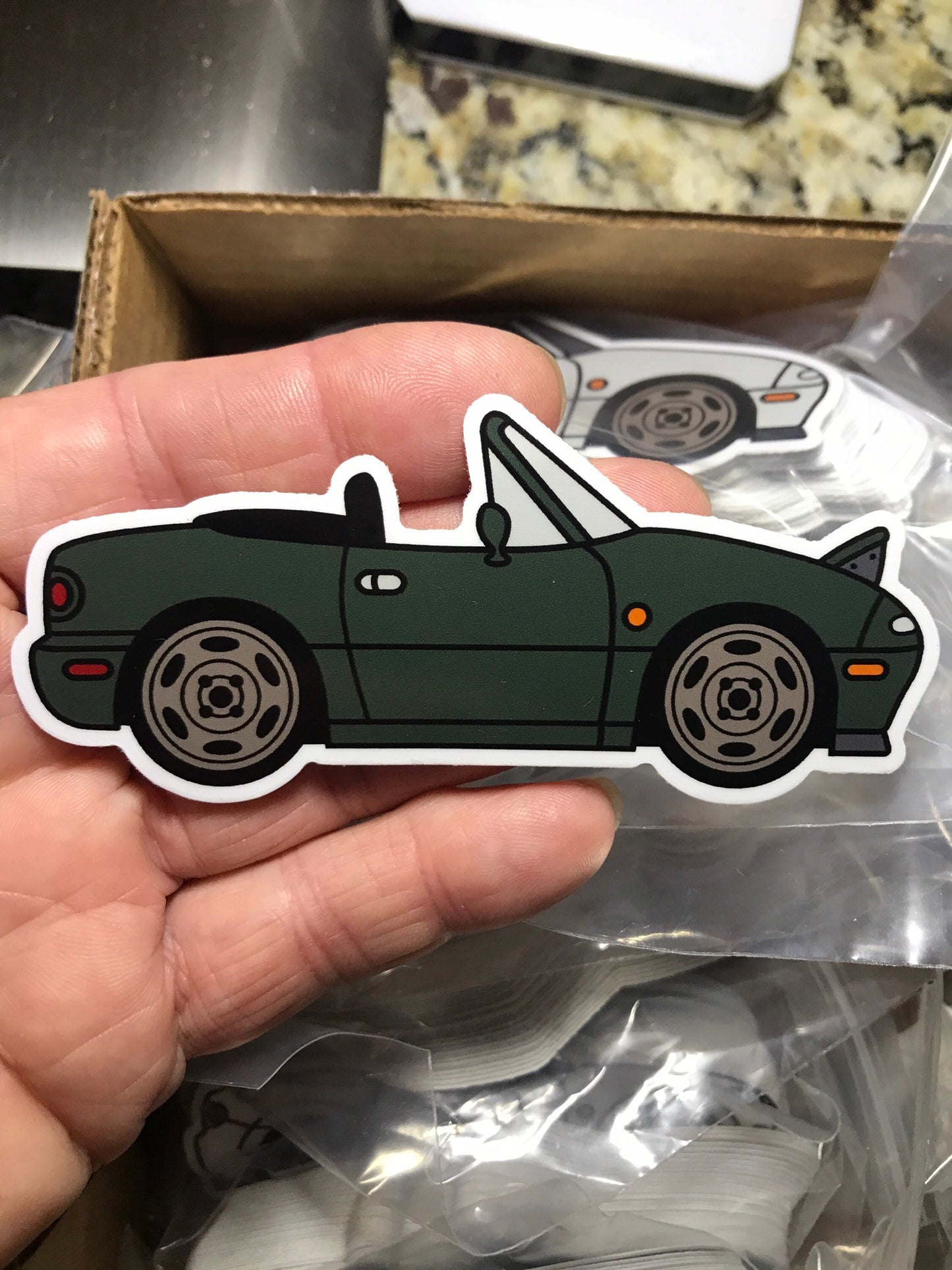 Mazda Miata STICKER NA Mk1 Convertible available in 4 colors