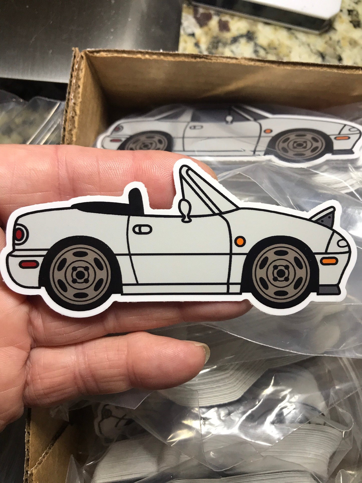 Mazda Miata STICKER NA Mk1 Convertible available in 4 colors