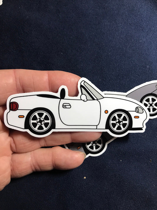 Mazda Miata STICKER NB Mk2  Roadster available in 5 colors