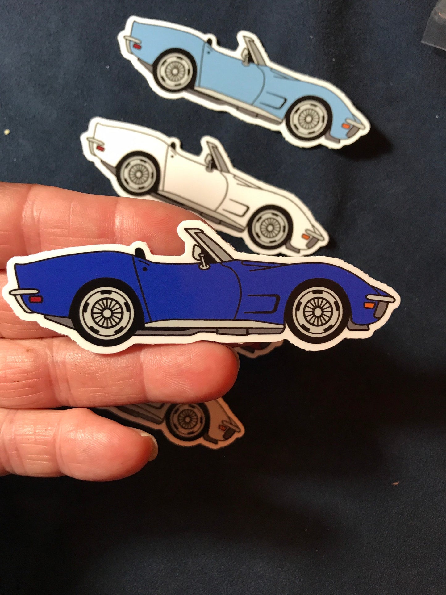 Corvette Stingray C3 STICKERS Convertible — 5 Colors Available