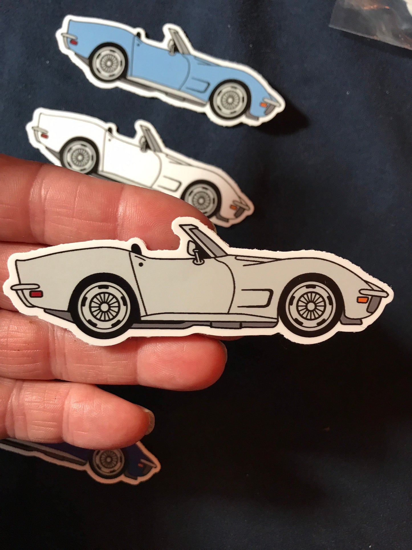 Corvette Stingray C3 STICKERS Convertible — 5 Colors Available