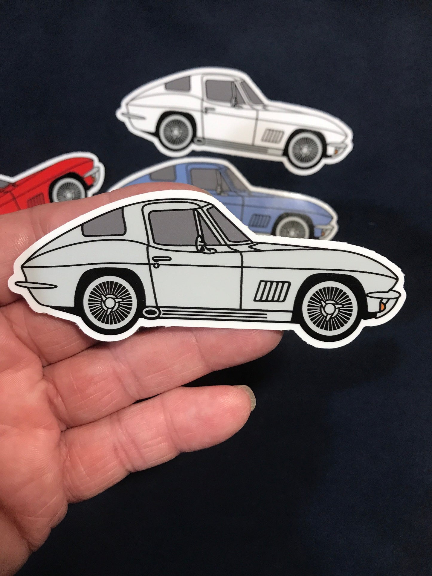 Corvette Stingray C2 STICKERS Coupe 5 Colors