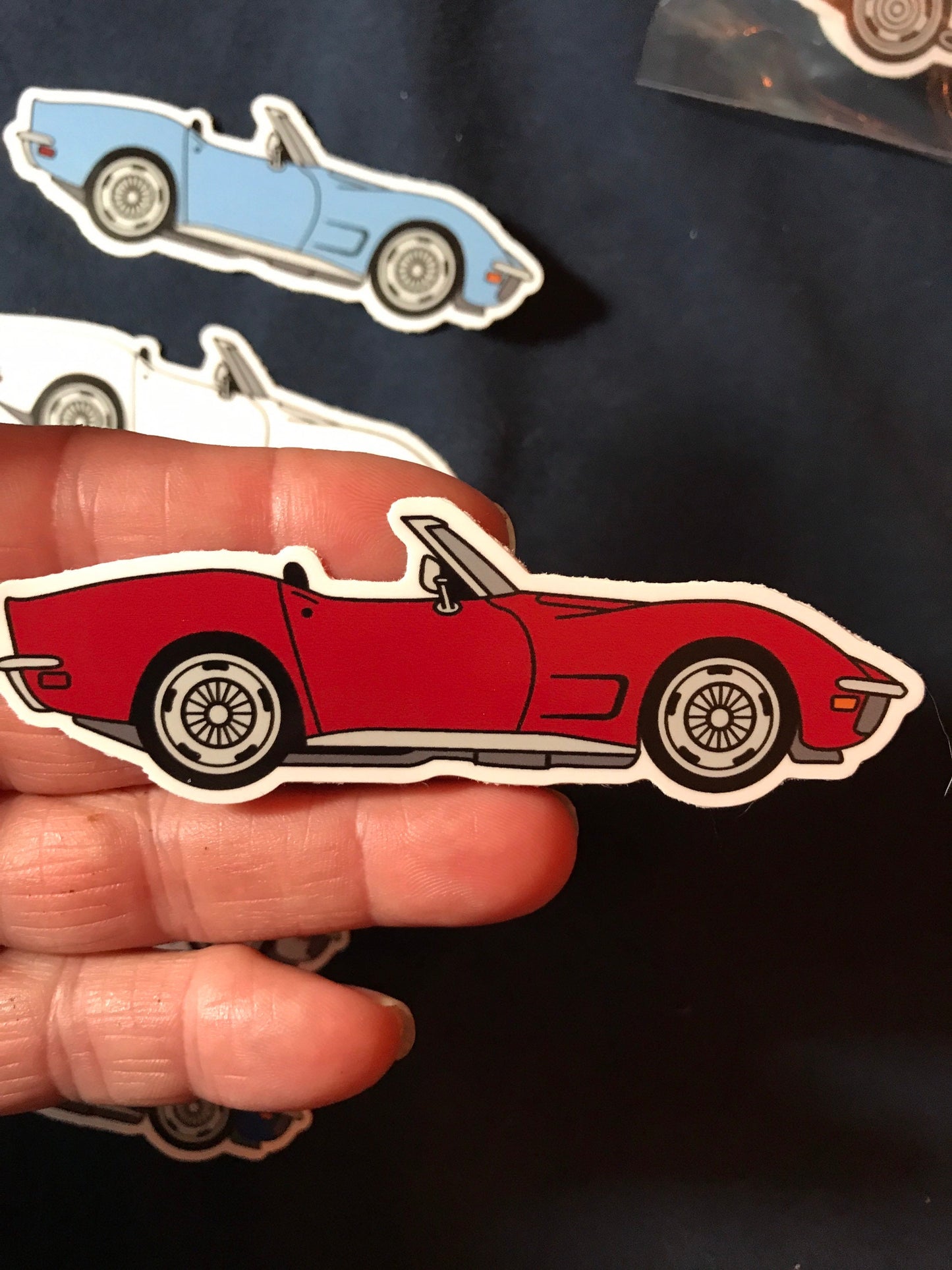 Corvette Stingray C3 STICKERS Convertible — 5 Colors Available