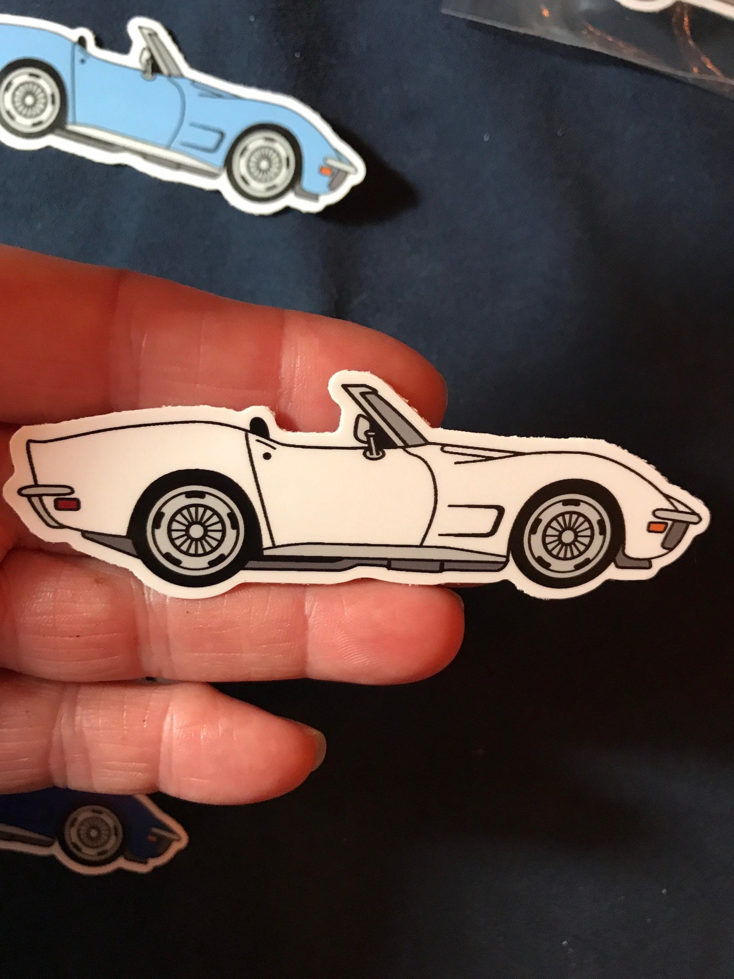 Corvette Stingray C3 STICKERS Convertible — 5 Colors Available