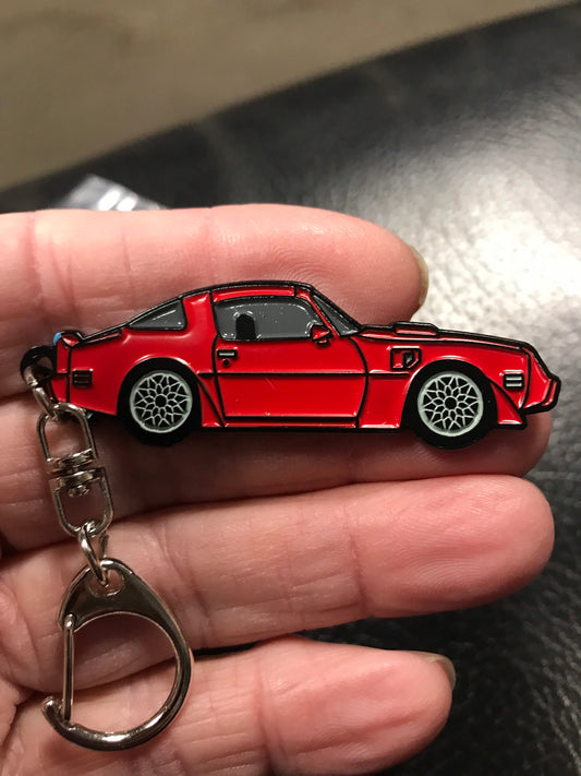 Mid 70’s Pontiac Trans Am Enamel on Metal Keychains 5 Colors Available