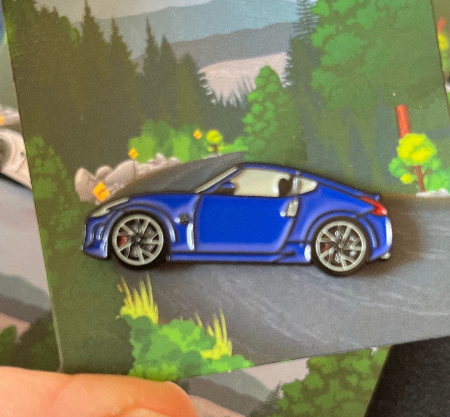 Enamel on Metal PINS for 370Z Nissan Datsun available in 7 Colors