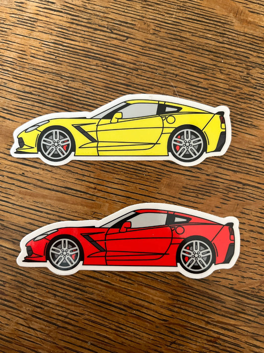 Corvette C7 Vinyl STICKER