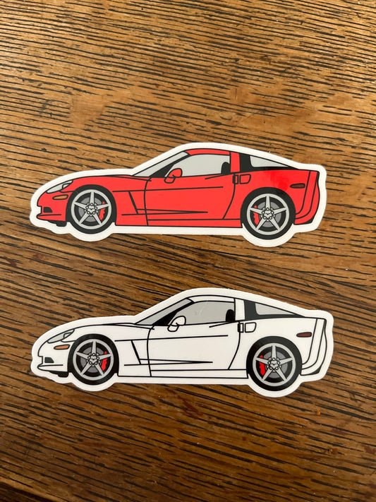 Corvette C6 Vinyl STICKER