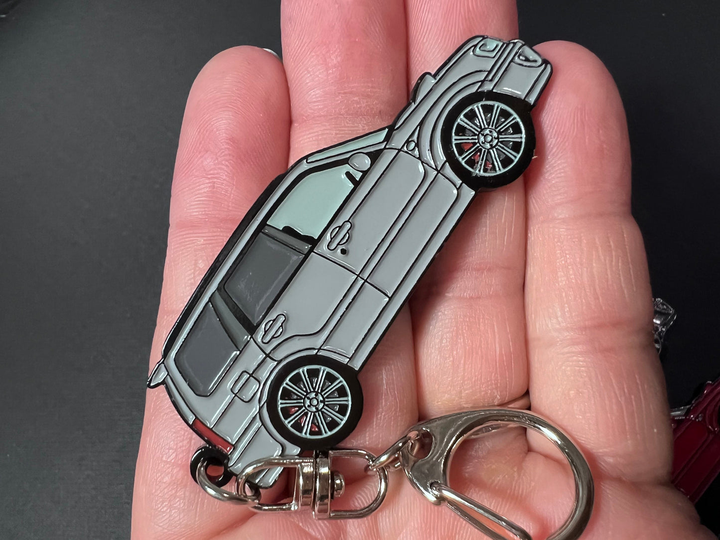 Enamel on Metal Keychains FOR Subaru Forester Turbo STi choose your color! Great gift for the Subie fan in your life!