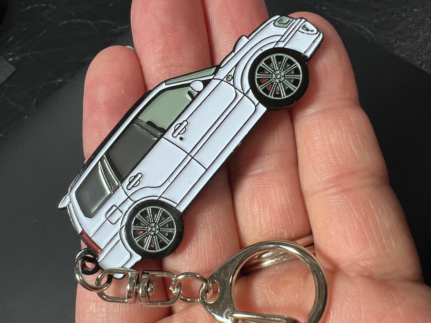 Enamel on Metal Keychains FOR Subaru Forester Turbo STi choose your color! Great gift for the Subie fan in your life!